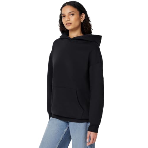 Amazon Essentials Womens Oversized-Fit Fleece Hoodie Black M