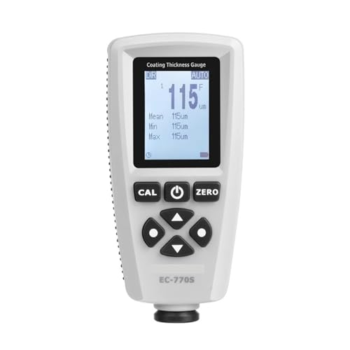 Medidor digital de grosor de recubrimiento para automóvil 0-2000 um con pantalla LCD y medición automática miniatura 1