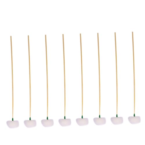 ARTSEWPLY Convenient 8pc Set of Bamboo Goose Ear Picks for Earwax Removal Cleaning and Massaging