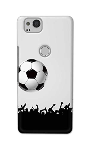Image of Printed Hard Back Cover Case for Google Pixel 2 Back Cover (Football Icon) -702
