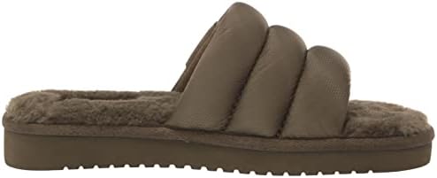 Koolaburra by UGG Men's ROMMIE Nylon Slipper, Dark Olive, 7 | Image 5