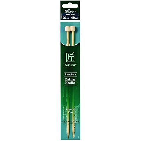 Clover Takumi Bamboo Knitting Pins 4mm Cover