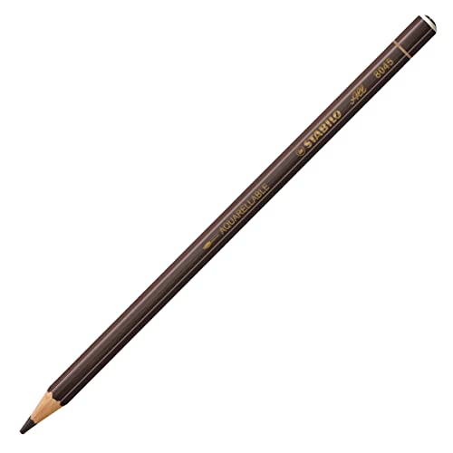 STABILO Lápiz de grafito color marrón miniatura 1
