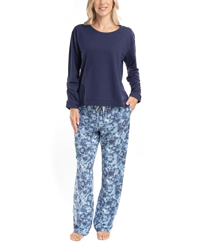 MUK LUKS Sweater Weather Women's Pajama 2-Piece...