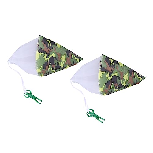 POPETPOP 2pcs Mini Parachute Toys for Toddlers Outdoor and Girls Throwing Toys Camouflage