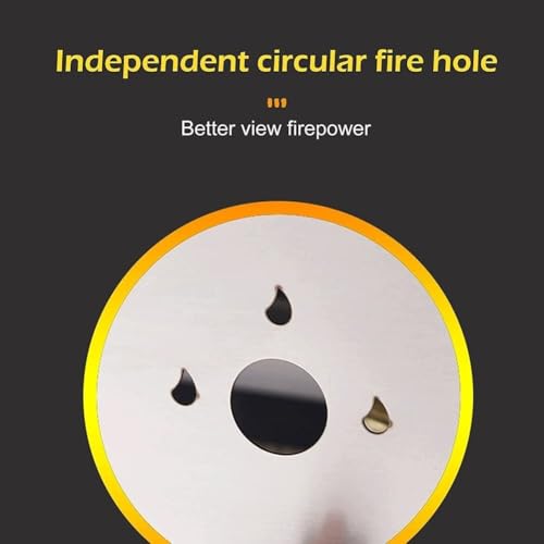 Gas-Fritteuse mit Gewürztrog und 2 Edelstahl-Frittierkörben – Premium-Fritteuse für einstellbare Feuerkraft und einfache Reinigung, ideal für den Heimgebrauch – Bild 6