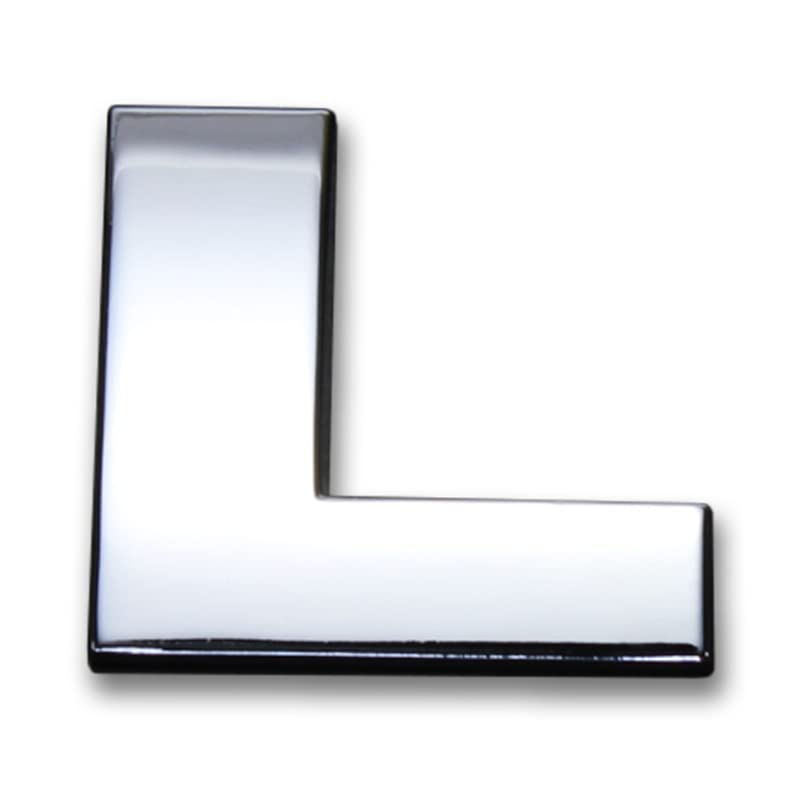 Amazon | 文字エンブレムプレート L(エル) アルファベット 数字