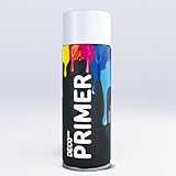 ZX Primer Haftgrund Spray 400ml – Universal Acrylgrundierung für innen & außen – Starke Haftvermittlung, Rostschutz, schnelle Trocknung, ideale Basis für Lacke, Holz, Metall, Kunststoff (Weiß)