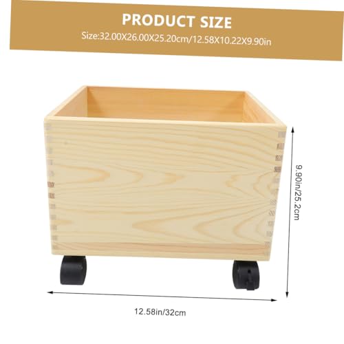 Boîte de rangement bois design épuré et robuste pour la maison