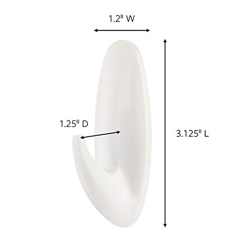 Command Medium Designer Hooks - 9 Hooks, 12 Strips, White - Image 6
