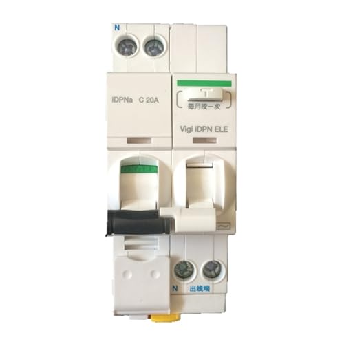 Disjoncteur différentiel Vigi IDPN 20A avec protection fuites 30mA pour tableau électrique