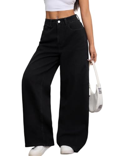 Pantalon denim baggy femme parfait pour vos sorties streetwear et hip hop