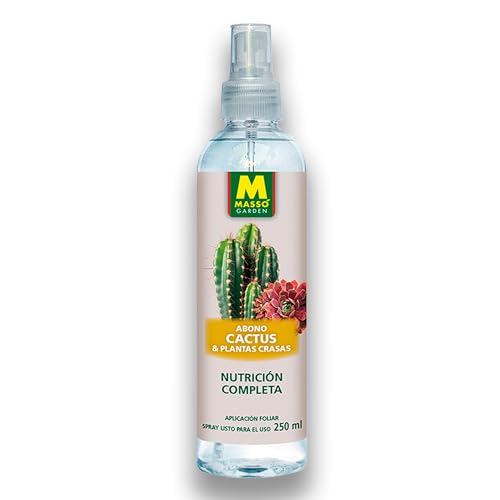 Abono Líquido Foliar para Cactus y Crasas PROFESIONAL para aplicar sobre ellas 250 ML | Fertilizante líquido para nutrir, reverdecer e hidratar en interior y exterior MUY EFECTIVO | Nexum Market
