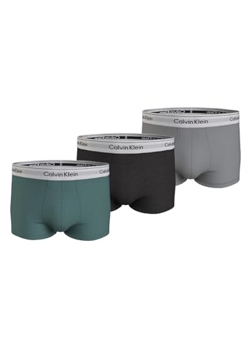 Preisvergleich Produktbild Calvin Klein Herren 3er Pack Boxershorts Trunks Baumwolle mit Stretch