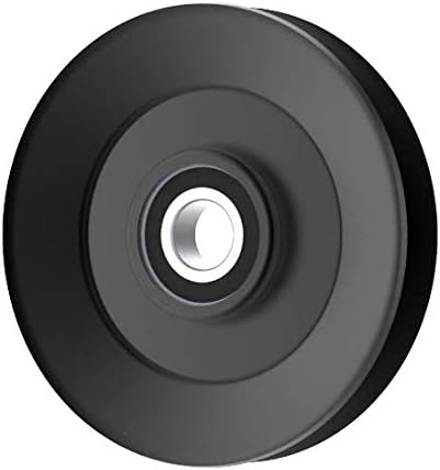 4-1/2 Inch Dia 3/8 Inch Bore Steel V-Groove Idler Pulley Replacement for Toro 103-0984