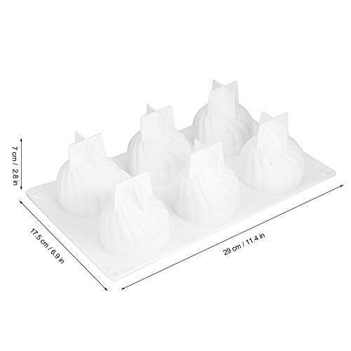 Bolo molde 6 grades Forma de cebola Silicone Ferramenta de fazer bolo Acessórios de assar Cozinha Ca