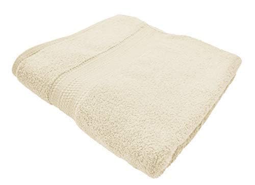 Image of Bombay Dyeing Super Ultrx Zero Twist Plain Dyed 650 GSM Cotton Bath Towel - Ultrx (Cream)