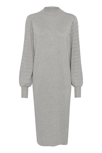 Robe en maille col montant idéale pour vos journées de travail et sorties