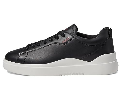 Image of Hugo Mens Cupsole Leather Lace Up Sneaker