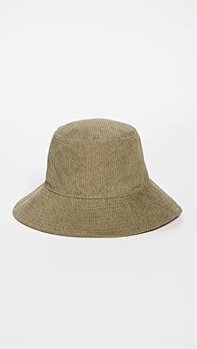 Madewell Women's Cord Bucket Hat, Distant Surplus, Brown, Green, S-M #TOP1