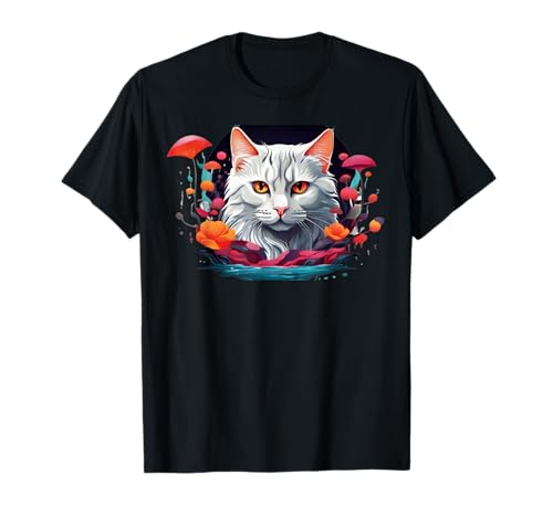 Camisetas gráficas de gato retro con motivos de gato lindo propietario de gato gato papá camisetas Camiseta