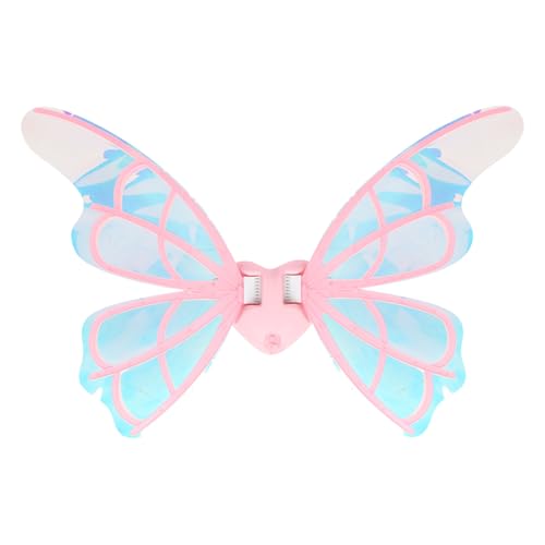Alas de mariposa – Material ABS 40 x 50 cm | Ala de hadas | Disfraz de princesa para niños, cosplay, fiesta de cumpleaños, Halloween, festival, juego de rol, actuaciones de baile y diversión de