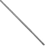 BeMatik - Cable de acero inoxidable de 1,5 mm. Bobina de 50 m. Recubierto de plástico transparente