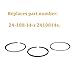 Two Sets of Piston Rings Fits for Kohler Engines CH25 CH26 CH730 CH735 CH740 CH745 CH750 and Others 24-108-14-s 2410814s