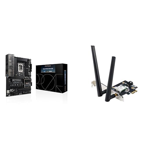 PROART B760-CREATOR Scheda madre Intel LGA 1700 ATX, PCIe 5.0, DDR5, Ethernet 2.5 Gb, 3 slot PCIe 4.0 M.2 +Adattatore Tri Band BE6500 PCI-E WiFi 7 (802.11be), Bluetooth 5.4, WPA3 Network Security