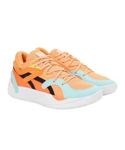 Image of Puma Unisex-Adult TRC Blaze Court Clementine-Ultra Orange Basketball Shoe - 9UK (37658223)