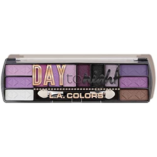 L.A. COLORS Day to Night 12 Color Eyeshadow, Twilight CES427