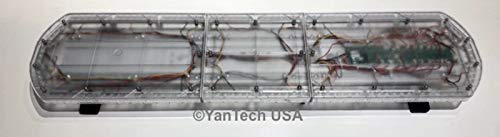 47" Super Thin Strobe Warning LightBar Double Rows LEDs w/Alley Light — view 6
