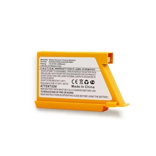 Batería de repuesto, compatible con LG, HomBot VR34406LV VR34408LV VR5902LVM VR5940 Robot aspirador 14,4 V 2600 mAh 3000 mAh Li ion Cell(3500mAh)