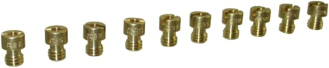 10 Sizes Main Jets For Keihin 99101-116 PB16 PB18 PC18 PC20 Carburetor ATC70 TRX90 KLX110 DR-Z110