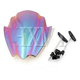 Moto Saut de Vent pour S&uzuki GSR750 GSR600 GSR400 GSR 400 GSR 600 GSR 750 Toute L'année Moto Vélo De Rue Pare Brise Réglable Pare Brise