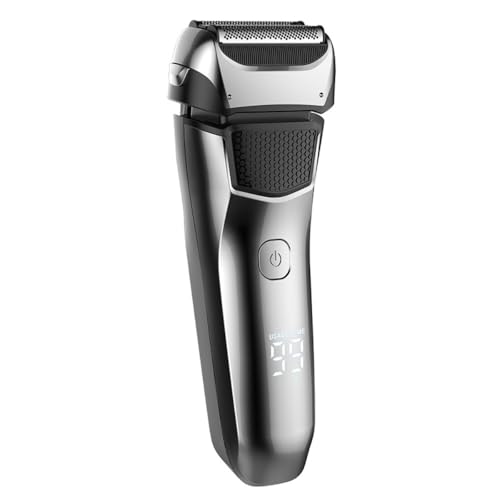 Rasoir électrique rechargeable homme charge rapide rasage de près ergonomique