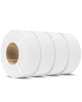 SUNLU PLA Matt Filament Refill 1.75mm 4KG, 3D Drucker Filament PLA Weiß Matt, No-Spule PLA Matte Refill for Reusable Spulen Compatible with Bambu Lab Filament Drucker, 4 Rollen 1KG/Rolle – Ansicht 1