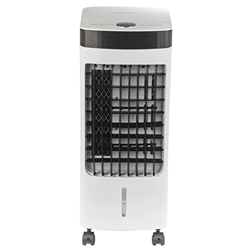 URBNLIVING 58cm Top Loading Air Cooler Fan, 3 Speed Evaporative Ice Cold Air Cooling Unit With Oscillation, Remote Control and Timer