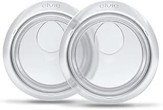 Elvie Catch Milk Collection Shells | Set of Two Discreet Leak-Protection Silicone Cups, Reuse Your Milk | Reuseable Breast Shells Collect Up to 1oz | No more wasted milk or wasteful breast pads