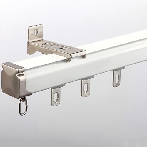 Système de rails à rideaux aluminium robuste avec glissières 12m