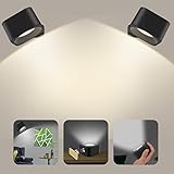 [Einfache Installation] Die LED-Wandleuchte für Innenräume kann als Wandleuchte/Taschenlampe/Leselicht verwendet werden. Die Installation ist dank der LED-Wandleuchte mit 3m Klebstoff in 1 Sekunde erledigt. Die Leuchte ist magnetisch, so dass Sie sie in 1 Sekunde von der Wand abnehmen und als abnehmbare Leuchte, Notleuchte usw. verwenden können.