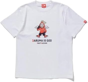 crazy raccoon cr だるまいずごっど ユニフォーム Lサイズ Amazon.co.jp: M CRAZY RACCOON だるまいずごっど CR DARUMA IS GOD
