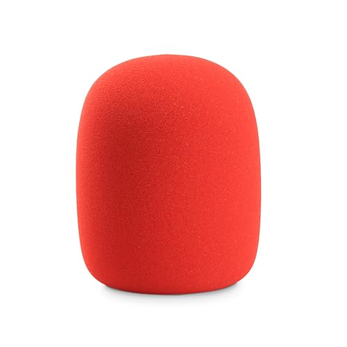 LEFXMOPHY Red Windscreen for PreSonus M7, PX-1, Samson G-Track Pro / C01 / C01U Pro / C01UPRO / CO1 Mic Pop Filter Microphone Cover