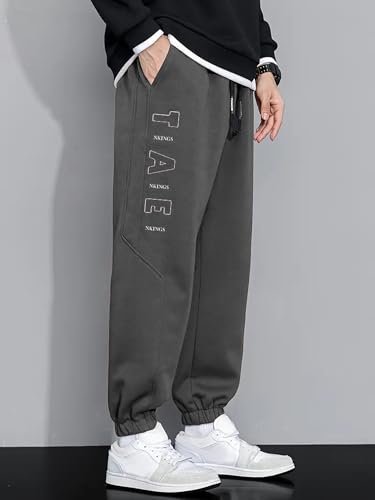 Image of Lymio Track Pant for Men ||Side Latter Print Style Look Pant || Jogger Track Pant (Packs Also Available) (TP-25-28-1)