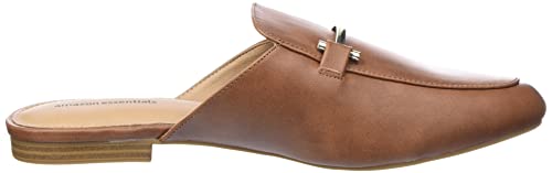 Image of Amazon Essentials Women's Slip On Buckle Mule, Backless