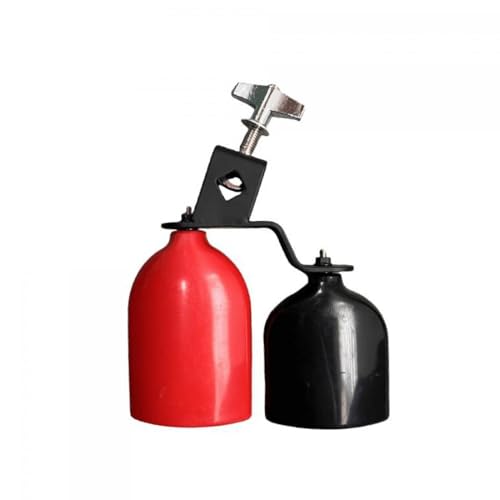Generic Handheld Cowbell for Music Events And Celebrations, red and black