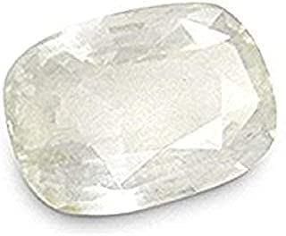 Saphir blanc de Ceylan 3,25 Ratti pour création joaillerie