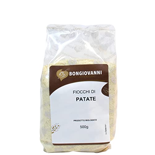 Bongiovanni Farine e Bonta' Naturali Fiocchi di Patate, BIO - 500 g