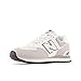 Produktbild New Balance Unisex-Erwachsene 574 V2 Schn r-Sneaker, Grau/Wei, 10.5 Wide Women/9 Men