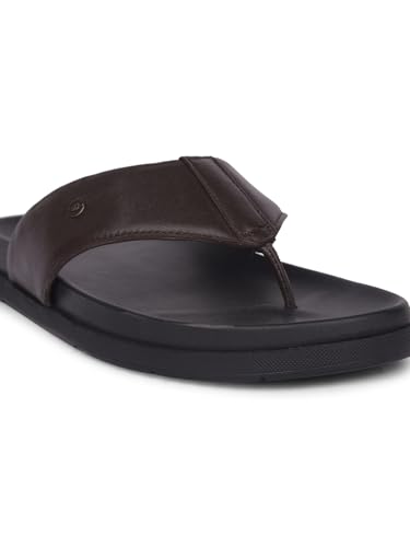 Image of Bata Men's Formal Thong Slipper, Stylish Dress Sandal, Comfortable Footwear, Premium -Quality Leather, Trendy Casual Design, Durable & Elegant, Perfect for Office & Casual Wear, Classic Thong Sandal